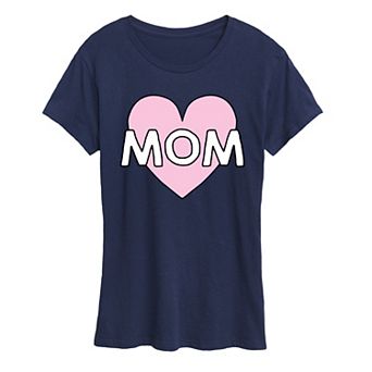 Women's Mom Heart Graphic Tee