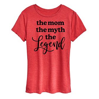 Women's Mom Myth Legend Graphic Tee