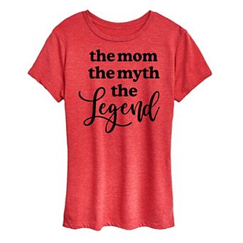 Women's Mom Myth Legend Graphic Tee