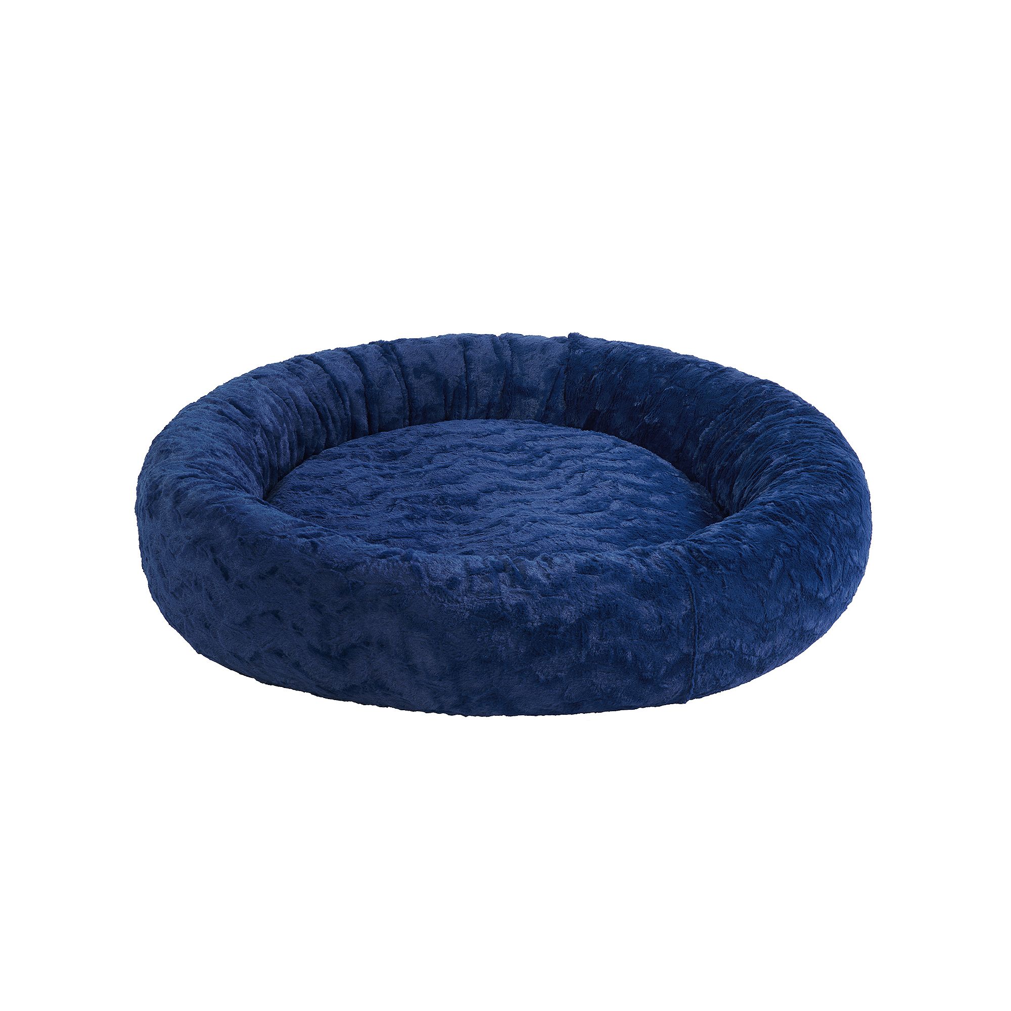 Best Friends bySheri Donut Luxury Pet Bed, Blue