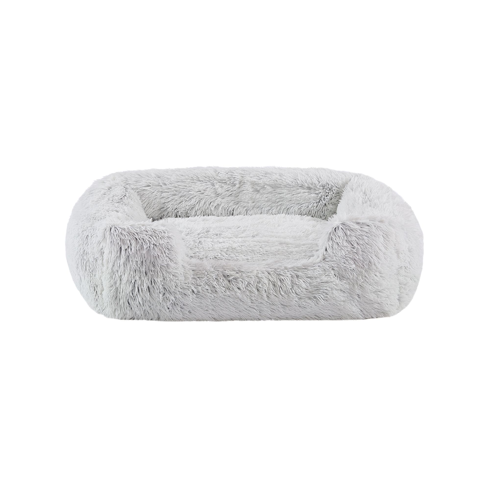 Best Friends bySheri Lounge Shag Pet Bed, Frost