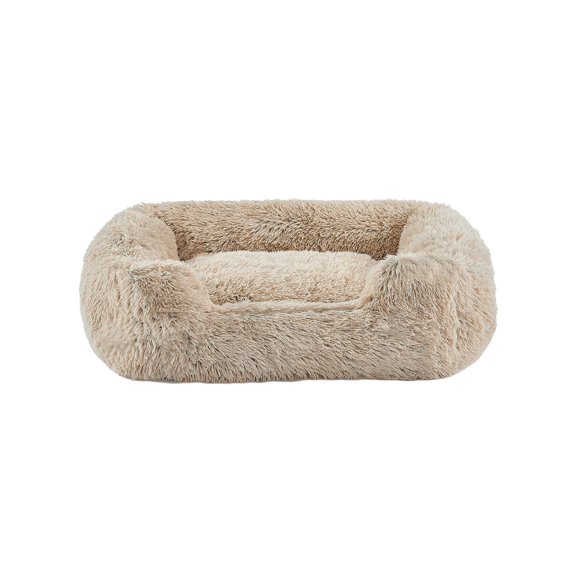 Best Friends bySheri Lounge Shag Tau Pet Bed, Brown