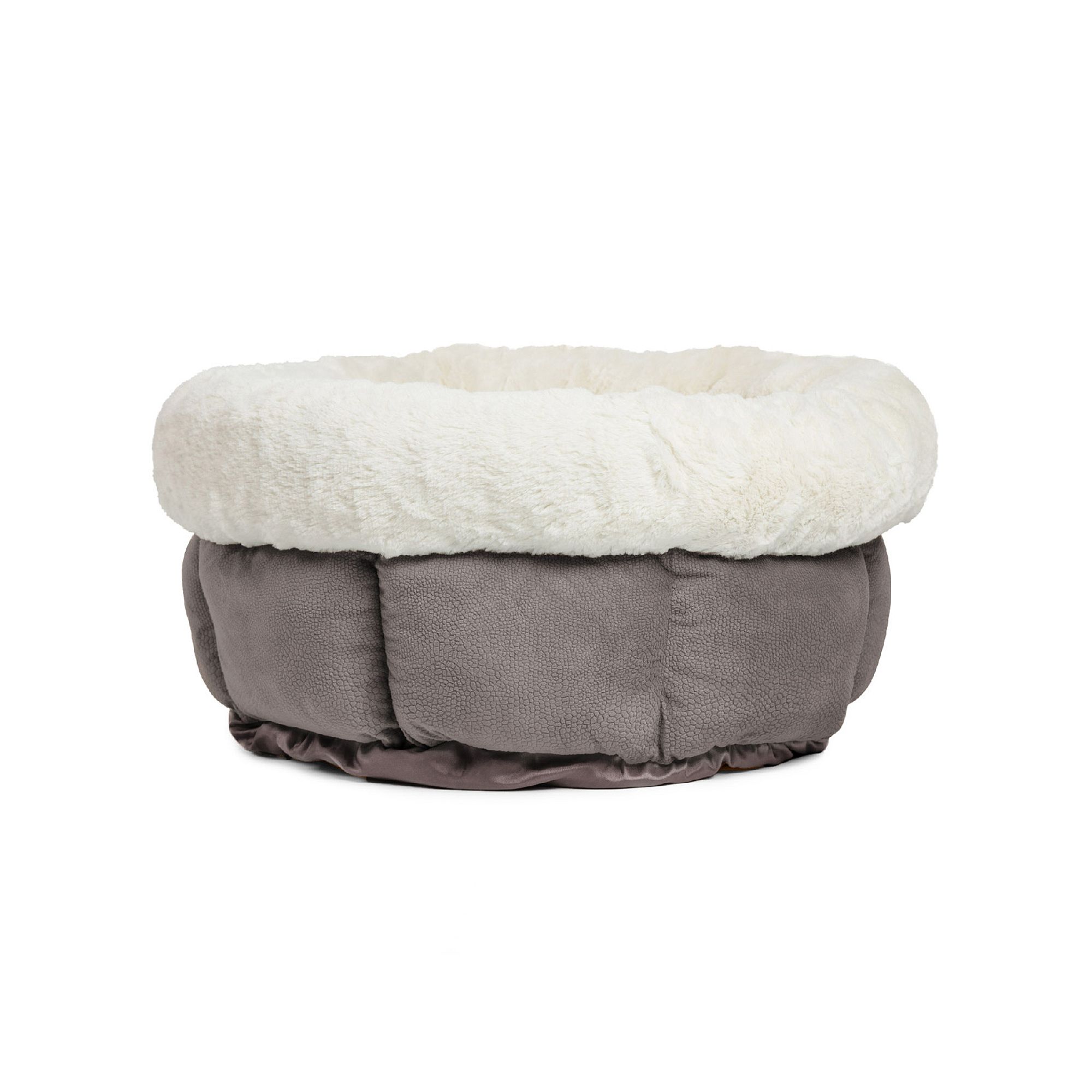 Best Friends bySheri Cuddle Cup Pet Bed, Gray