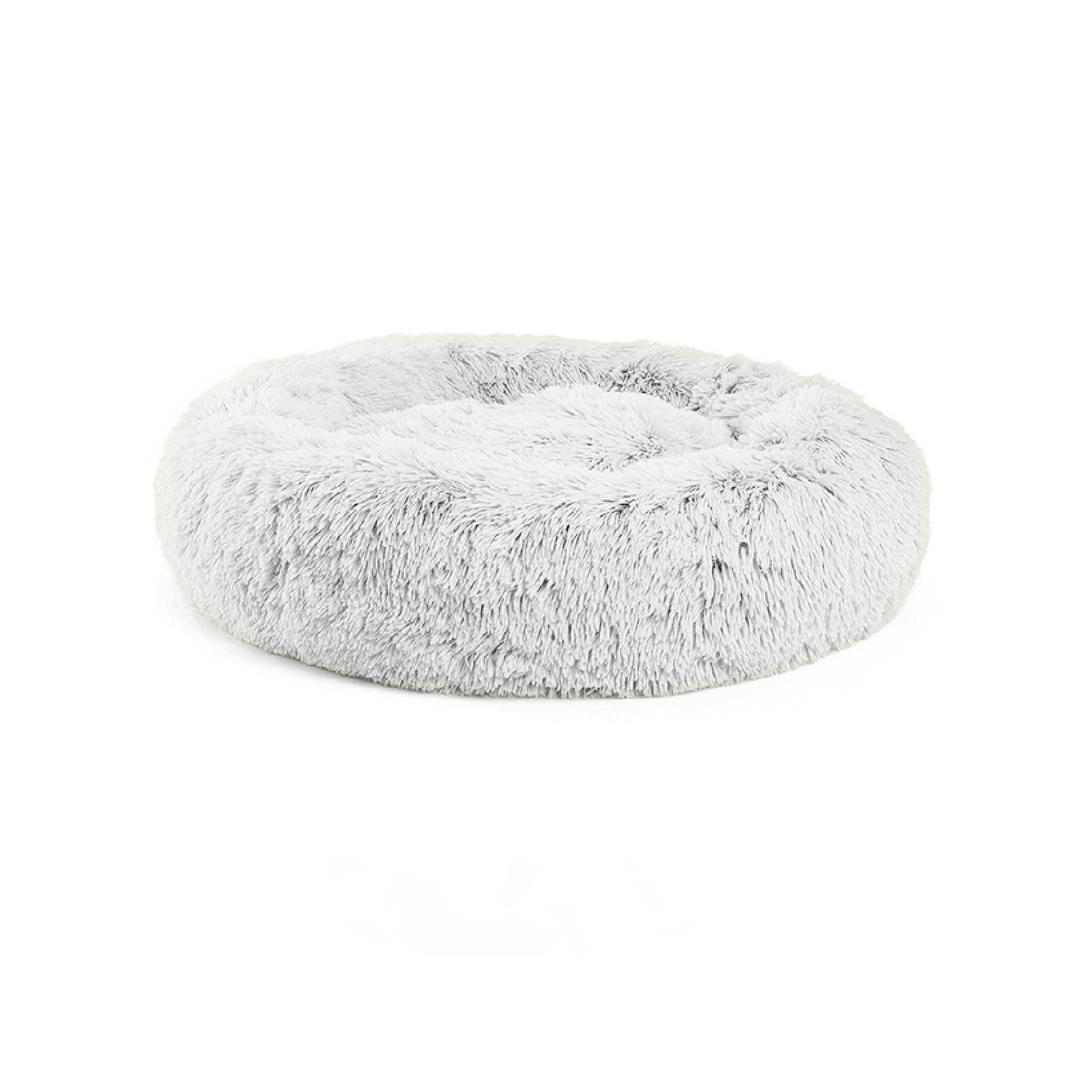 Best Friends bySheri Donut Shag Pet Bed, Frost