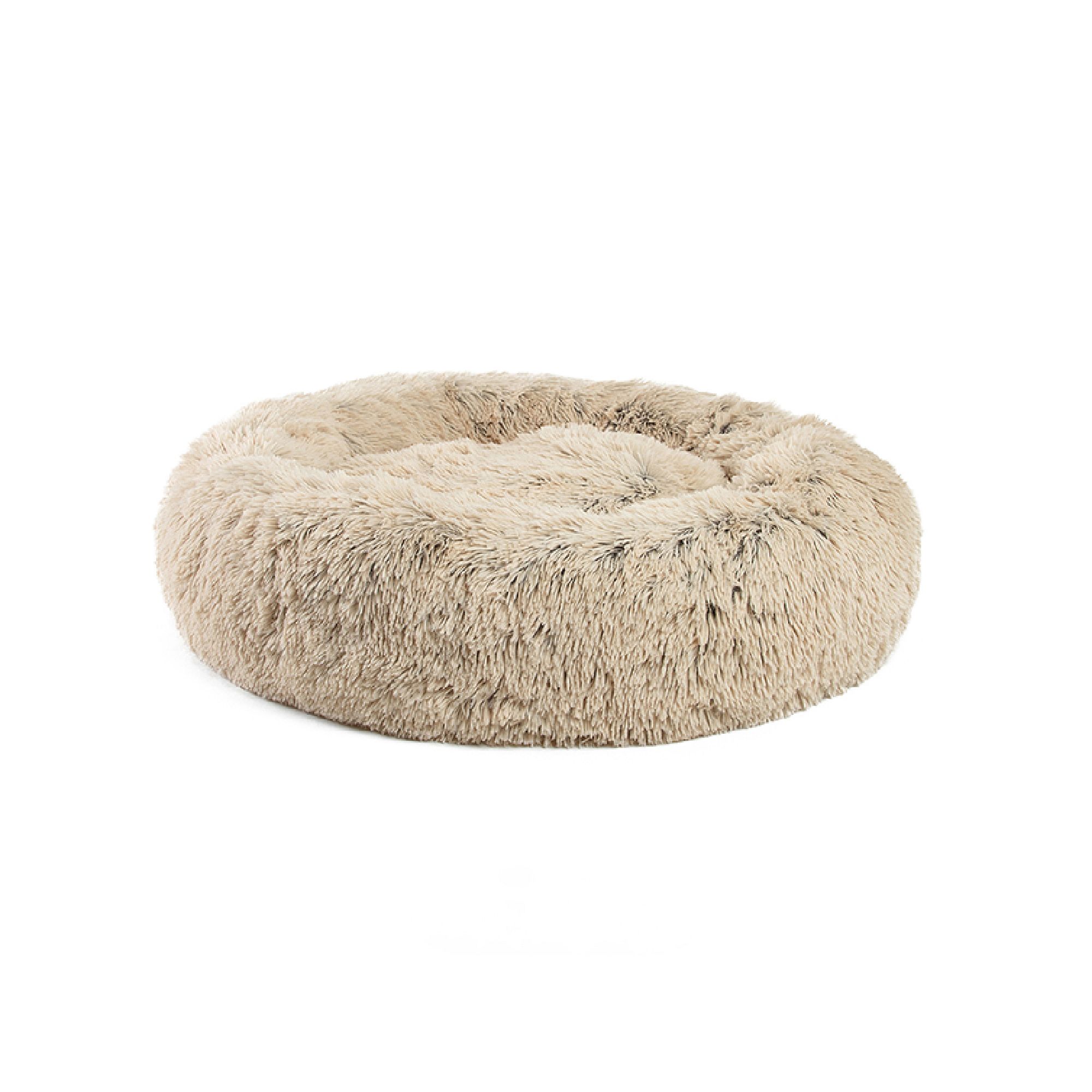 Best Friends bySheri Donut Shag Pet Bed, Brown