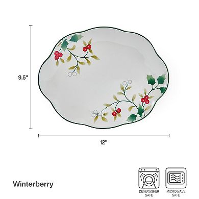 Pfaltzgraff Winterberry 10-in. & 12-in. Serving Plates 2-piece Set