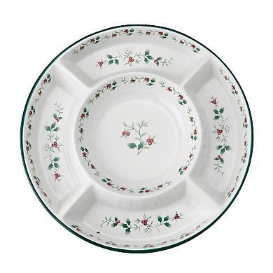 Pfaltzgraff Winterberry 15-in. Chip & Dip Platter