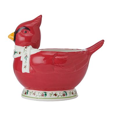 Pfaltzgraff Winterberry Cardinal Treat Bowl