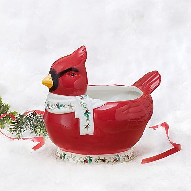 Pfaltzgraff Winterberry Cardinal Treat Bowl