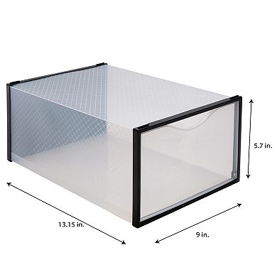 Simplify Set of 12 Stackable Shoe Boxes