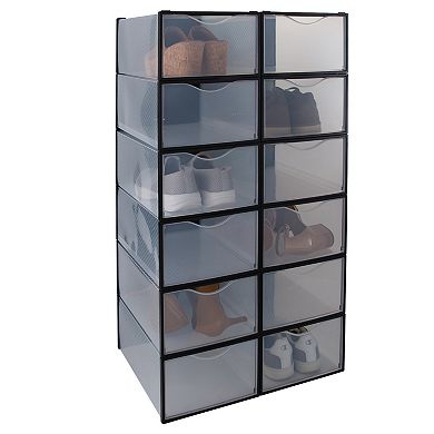 Simplify Set of 12 Stackable Shoe Boxes