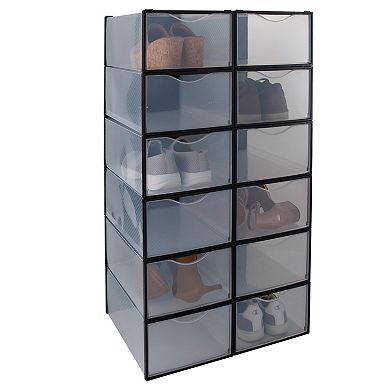 Simplify Set of 12 Stackable Shoe Boxes