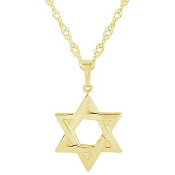 Celebration Gems Sterling Silver Star of David Pendant Necklace