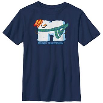 Boys 8-20 Husky MTV Snowman Logo Graphic Tee