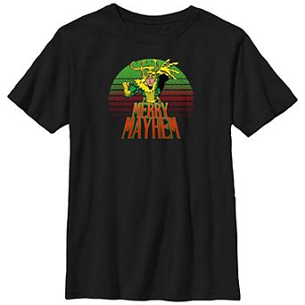 Boys 8-20 Husky Marvel Thor Merry Mayhem Holiday Graphic Tee