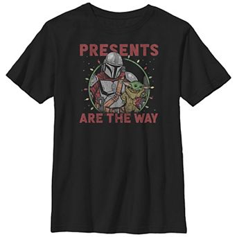 Boys Husky Star Wars The Mandalorian Presents Are The Way Graphic Tee