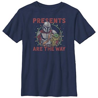 Boys Husky Star Wars The Mandalorian Presents Are The Way Graphic Tee