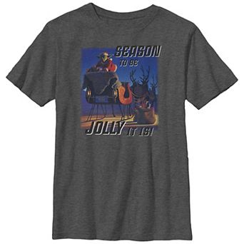 Boys Husky Star Wars Season To Be Jolly It Is Graphic Tee