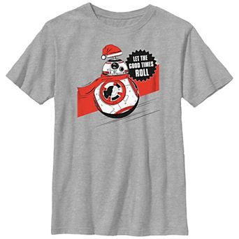 Boys Husky Star Wars BB-8 Let The Good Times Roll Graphic Tee