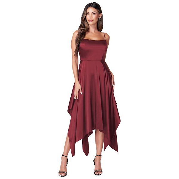 Shark Bite Hem Mini Dress main image 0