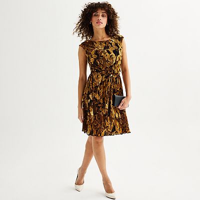 connected apparel gold dress Connected Apparel Womens Sleeveless Gold Dress Size 12
