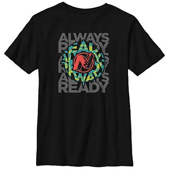 Boys 8-20 Nerf Always Ready Text Stack Graphic Tee