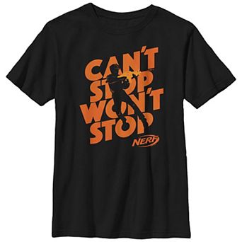 Boys 8-20 Nerf Can't Stop Won't Stop Silhouette Graphic Tee