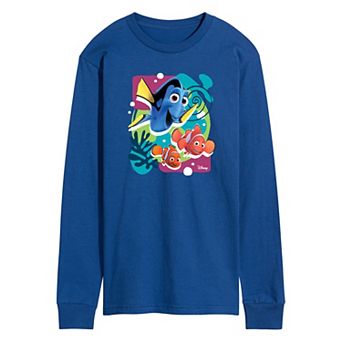 Disney / Pixar’s Finding Nemo Men's Group Long Sleeve Graphic Tee