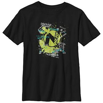 Boys Nerf Graffiti Logo Husky Graphic Tee