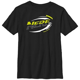 Boys Nerf Split Logo Badge Husky Graphic Tee