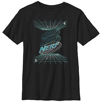Boys Nerf Grid Logo Husky Graphic Tee