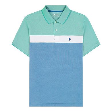 Men's IZOD Advantage Performance Short Sleeve Colorblock Polo Shirt