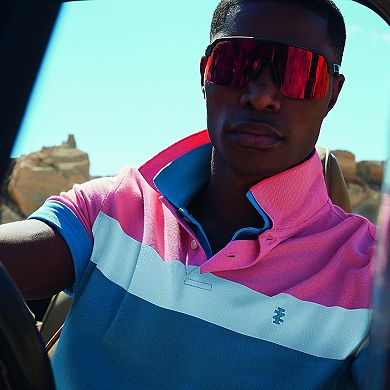 Men's IZOD Advantage Performance Short Sleeve Colorblock Polo Shirt