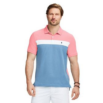 Men's IZOD Advantage Performance Short Sleeve Colorblock Polo Shirt