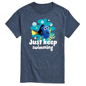Disney / Pixar's Finding Nemo Dory Men's Just Keep Swimming Graphic Tee