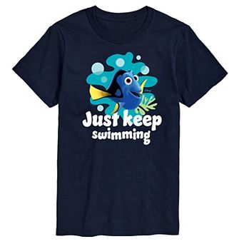 Disney / Pixar's Finding Nemo Dory Men's Just Keep Swimming Graphic Tee