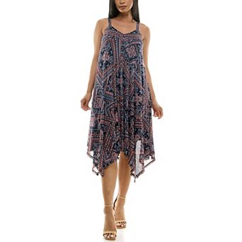 Women's Nina Leonard Powermesh Trapeze Dress