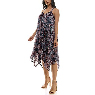 Women's Nina Leonard Powermesh Trapeze Dress