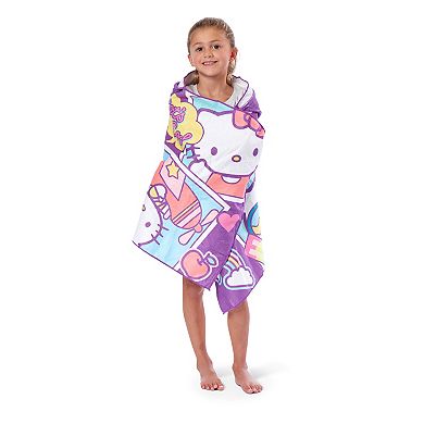 Kids' Hello Kitty Let's Go Hooded Beach Towel