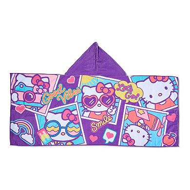 Kids' Hello Kitty Let's Go Hooded Beach Towel