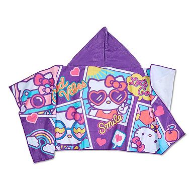 Kids' Hello Kitty Let's Go Hooded Beach Towel