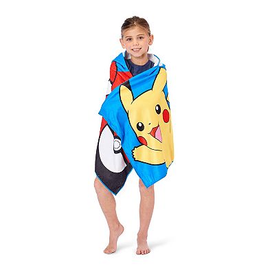 Kids' Pokémon Bounce and Bolt Hooded Beach Towel