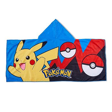 Kids' Pokémon Bounce and Bolt Hooded Beach Towel