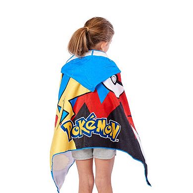 Kids' Pokémon Bounce and Bolt Hooded Beach Towel