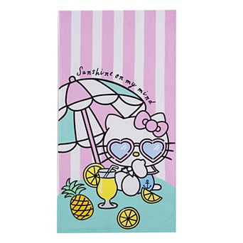 Kids' Hello Kitty Umbrella Drink Beach Towel