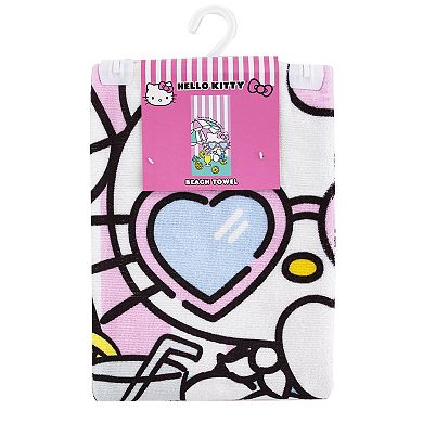 Kids' Hello Kitty Umbrella Drink Beach Towel