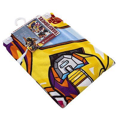 Kids' Transformers Neon Smoke Beach Towel