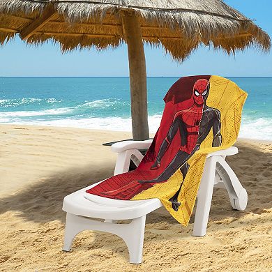 Kids' Spider-Man Red Gold Rip Beach Towel