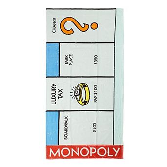 Kids' Monopoly Chance Beach Towel