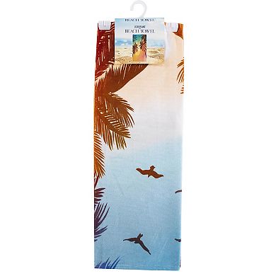 Aloha Sunrise Beach Towel - 30" x 60"
